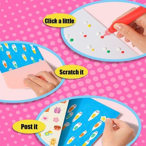 Children's Fun Book Doodle Scratch Toy