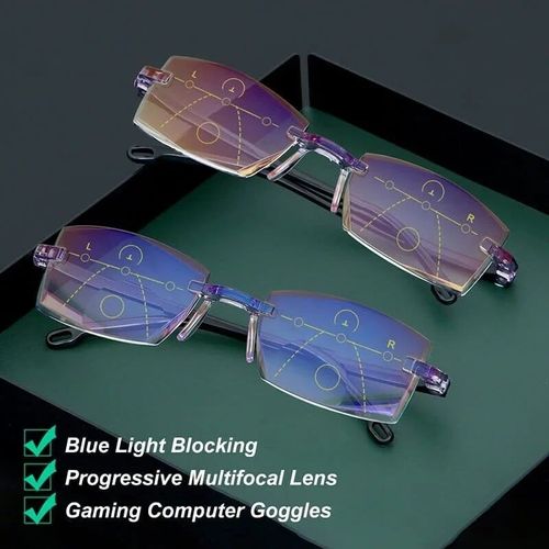 🎁Clarkod Sapphire High Hardness Anti-blue Progressive Far And Near Dual-Use Glasses