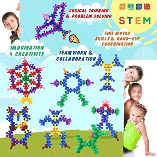 100 Pcs Plum Blossom Building Blocks🔥