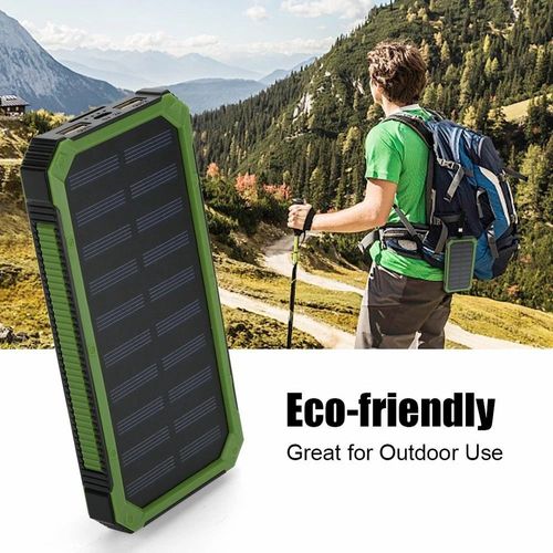 ☀️🌙Solar Power Bank Large-Capacity Phone Charger LED Travel Power Bank