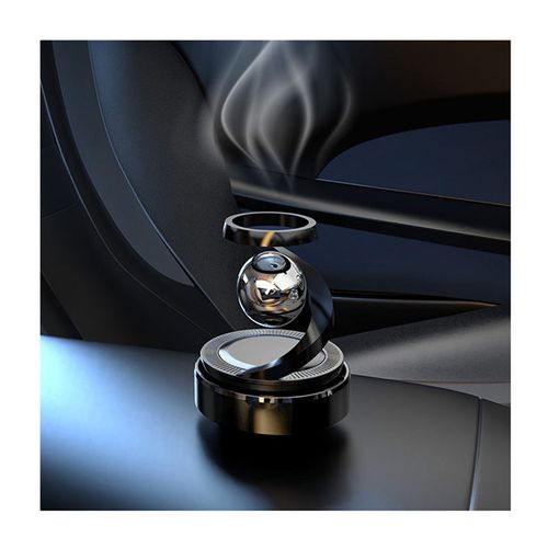 Luxury Trending Solar Energy Rotating Ball Car Aromatherapy Interior Accessories Dashboard Vehicle Perfume Decoration