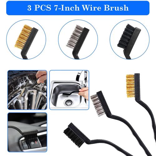 🔥🔥🚀Hot Sales 26 Pcs Car Detailing Brush Set Auto Washing Drill Cleaning Brush Set Car Cleaning Tools Kit