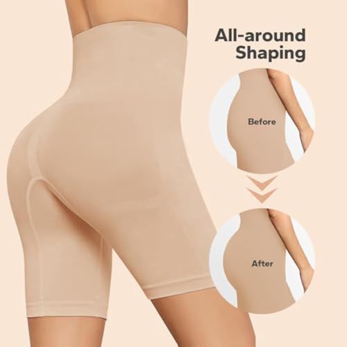 🔥High-Waisted Tummy Control and Butt Lifting Shapewear - Seamless and Breathable