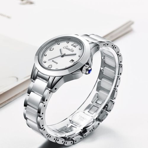 💎💖Fashion Women's Ceramic Wrist Watch, Dress Watches, Stainless Steel, Waterproof