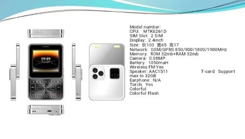 🏆🏆i19 Pro Rotate Phone 2.4 Inch Screen Plating Bezel MTK Motherboard GSM2G Network 🎁🎁