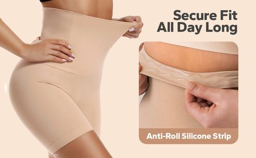 🔥High-Waisted Tummy Control and Butt Lifting Shapewear - Seamless and Breathable