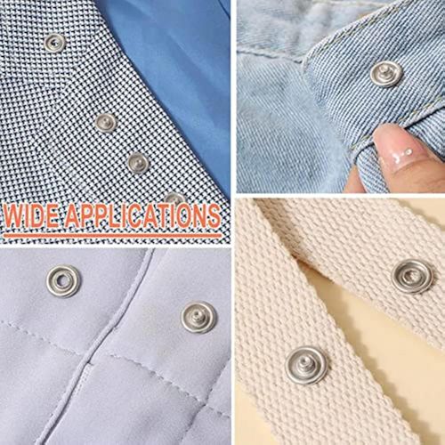 🔥♥️200 Pcs - Metal Snap Buttons with Fastener Pliers Tool Kit