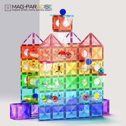 Magnetic Toys, 3D Construction Toys, Magnetic Blocks Construction Toys, Suitable for Boys and Girls