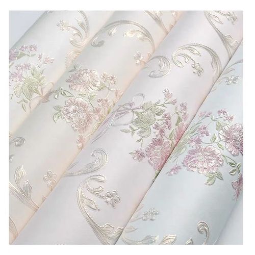 Farrich Floral Peel and Stick Wallpaper Vintage 3D Embossed Wallpaper Removable Damask Floral Contact Paper Non-Woven Decorative Wallcoverings for Bedroom Wall 53cm x300cm