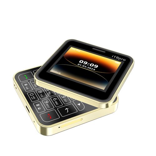 🏆🏆i19 Pro Rotate Phone 2.4 Inch Screen Plating Bezel MTK Motherboard GSM2G Network 🎁🎁