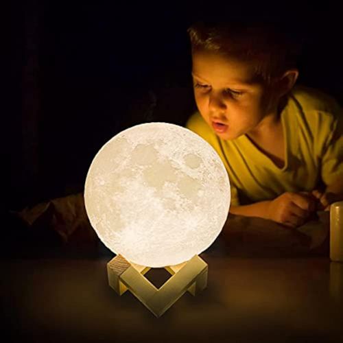 🔥🔥🔥🔥Hot Selling Night Light 3D Printing Moon Lamp Kids Children 8cm for Bedroom Table Lamps Home Decor Luxury Lights Decoration