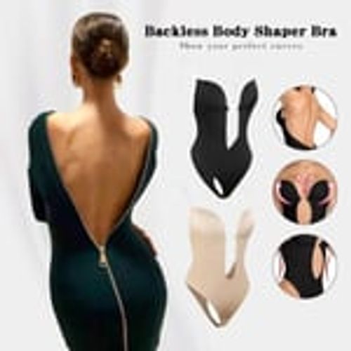 🔥Hot sale-Plunge Backless Body Shaper Bra