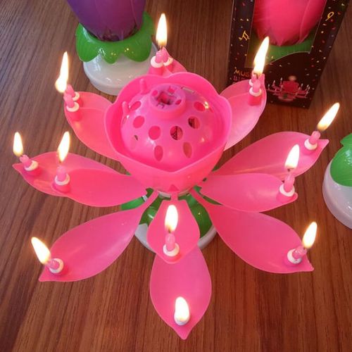 🔥🎂Magic Flower Birthday Candle