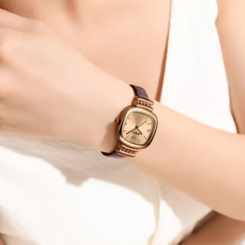 Student Small Square Watch Women's Square Watch Small Sugar Cube Quartz Watch