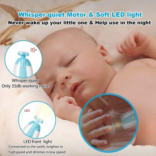 🔥Premium LED Baby Nail Trimmer Set