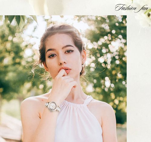 💎💖Fashion Women's Ceramic Wrist Watch, Dress Watches, Stainless Steel, Waterproof