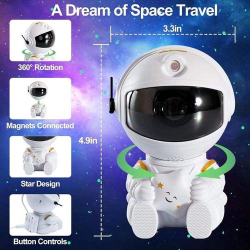 🚀🔥🔥Hot Selling Astronaut Galaxy Light Projector Nebula Night Lights for Kids Room Decor Aesthetic with Remote Controller