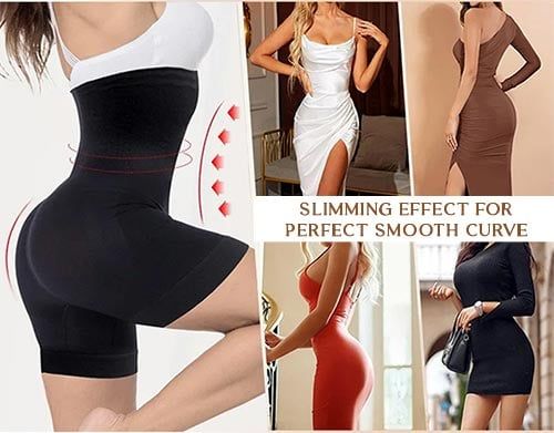 🔥High-Waisted Tummy Control and Butt Lifting Shapewear - Seamless and Breathable