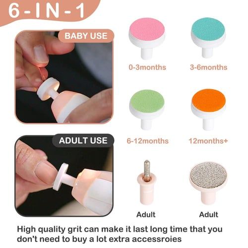 🔥Premium LED Baby Nail Trimmer Set