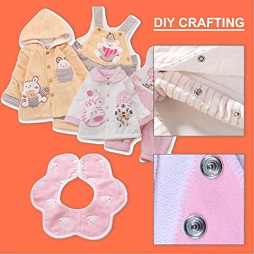 🔥♥️200 Pcs - Metal Snap Buttons with Fastener Pliers Tool Kit