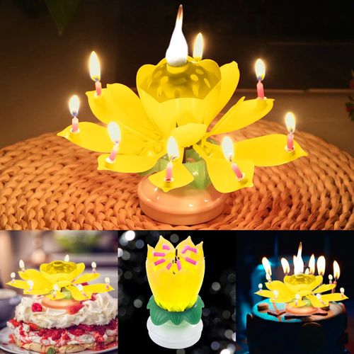 🔥🎂Magic Flower Birthday Candle