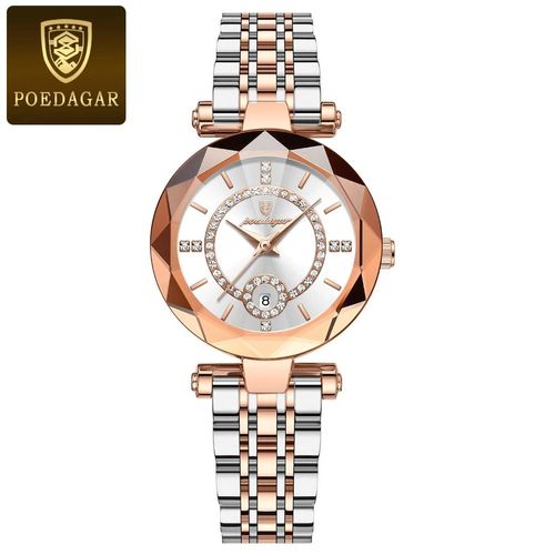 🔥🔥POEDAGAR Luxury Watch For Woman High Quality Diamond Ladies Quartz Watch Waterproof Date Stainless Steel Women Watches 🔥