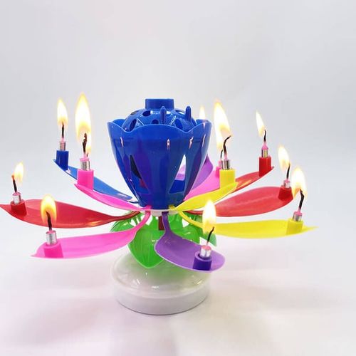 🔥🎂Magic Flower Birthday Candle