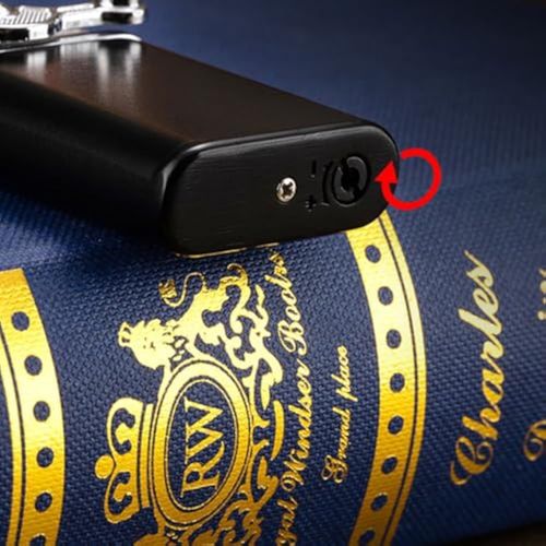 ⚡🚀Cool Cigarette Lighters: Dual Turbo Flame Windproof Metal Lighter - Blue Butane Torch for Cigars, Unique Lighters for Men, Gift & Smoking Accessories