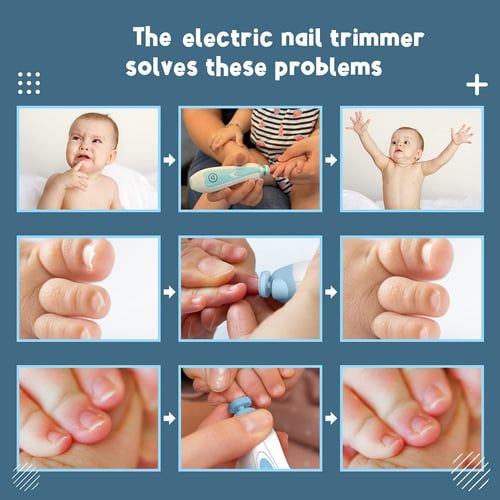 🔥Premium LED Baby Nail Trimmer Set