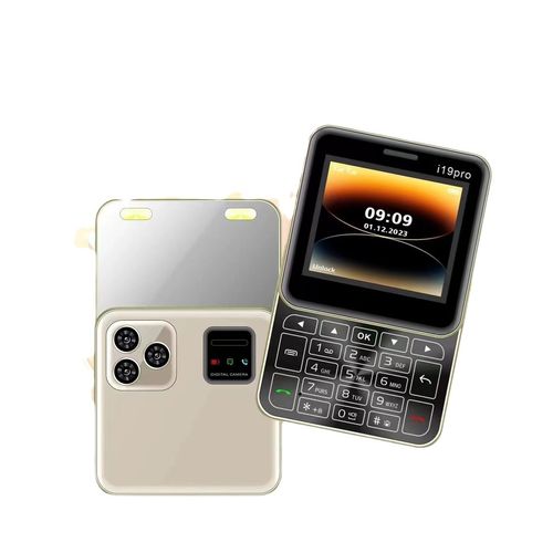 🏆🏆i19 Pro Rotate Phone 2.4 Inch Screen Plating Bezel MTK Motherboard GSM2G Network 🎁🎁