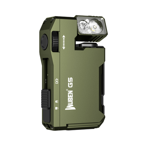 Multi-sided portable mini flashlight