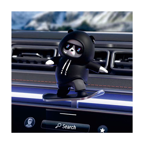 Cartoon moving bear ornament