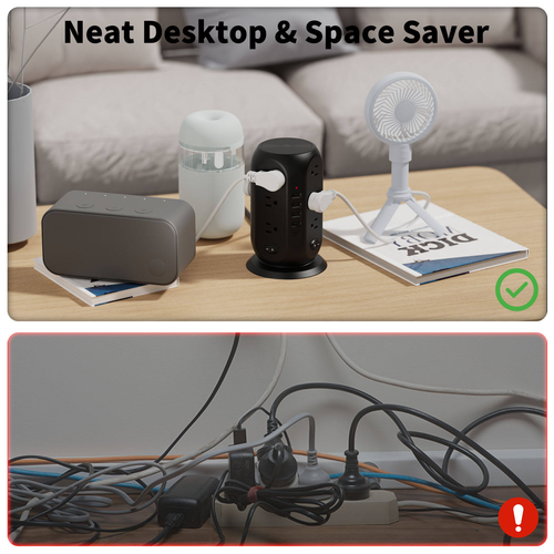 Retractable power strip