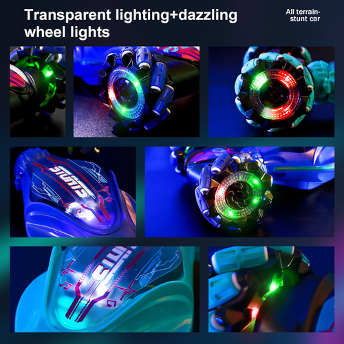 Gesture-sensing twisting car