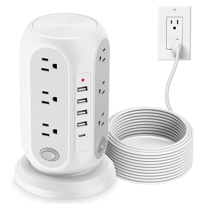 Retractable power strip