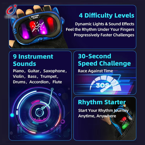 rhythm handheld game