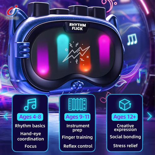 rhythm handheld game