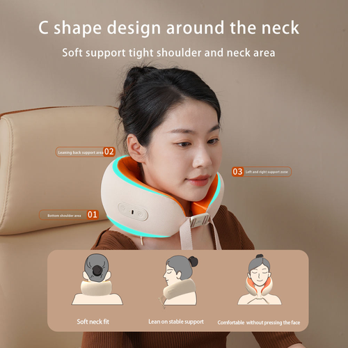 U-shaped massage pillow