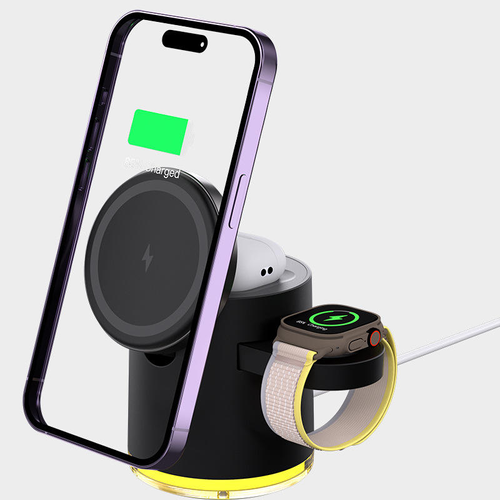 Magnetic 3-in-1 Wireless Charger