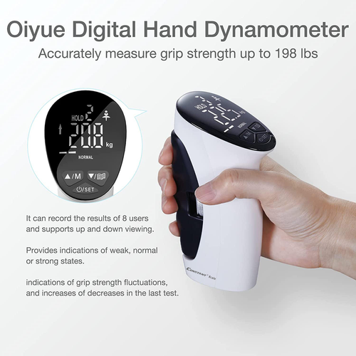 Electronic hand grip strengthener
