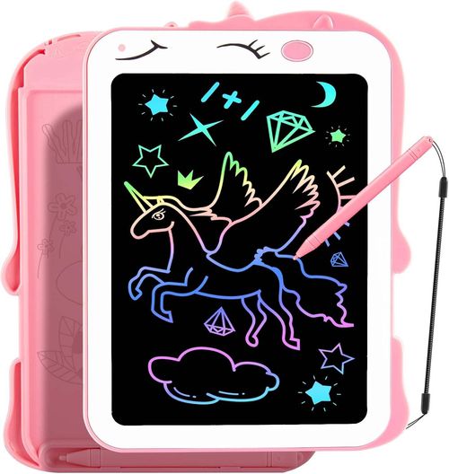8.5inch Cartoon Unicorn Electronic Writing Pads Kids Educational LCD Tablet Digital Pads for Children's Writing