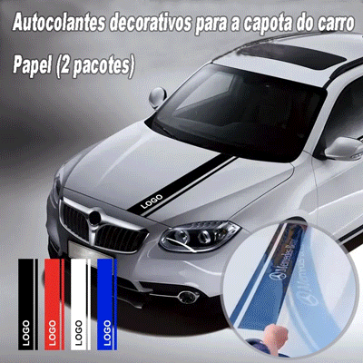 Car stickers for decorating the bonnet（2-pack）