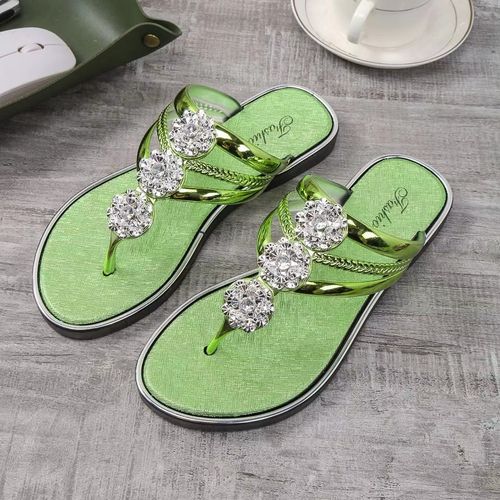 Diamond floral pattern hollow flip flops slippers X0022👡👠👡👠👡