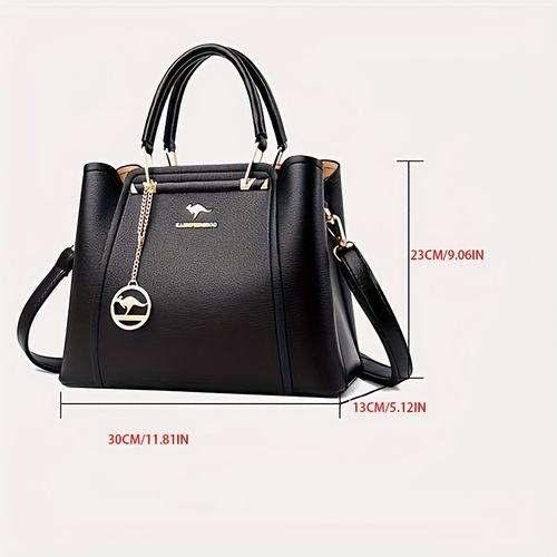 One-shoulder women's bag 2025 new Tote middle-aged handbag versatile atmospheric and fashionable mother imitation leather crossbody bag B0005👜👠👡👜