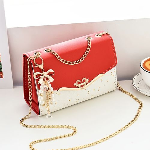 Fashion ladies flip metal chain, tassel hanging decoration shoulder bag for women shopping handbag, lightweight, portable, suitable for girls, female college students, teachers, office, university, work, business, commuting, travel, outing, shopping, vacation, beach perfect. It is the best gift for family, mother, lover, friends, classmates and yourself, Christmas, Valentine's Day, perfect Valentine's Day gift  XB0001👜👜👠👡