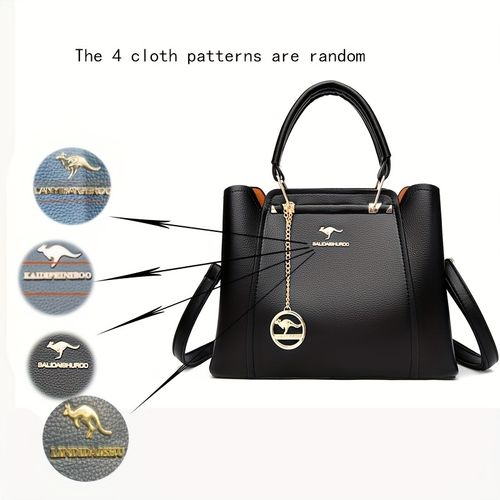 One-shoulder women's bag 2025 new Tote middle-aged handbag versatile atmospheric and fashionable mother imitation leather crossbody bag B0005👜👠👡👜