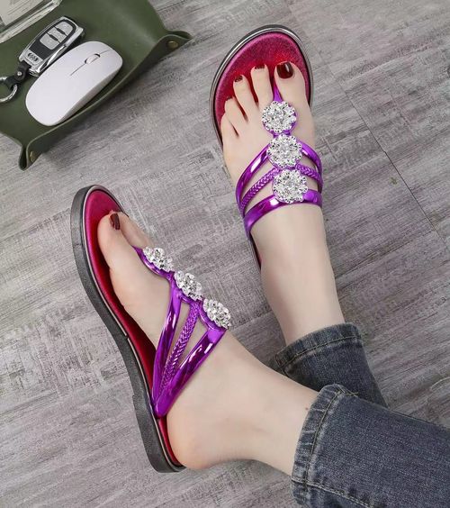 Diamond floral pattern hollow flip flops slippers X0022👡👠👡👠👡