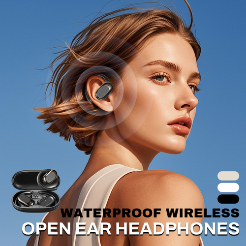 🔥Waterproof Open-Ear Headphones with AI Translation