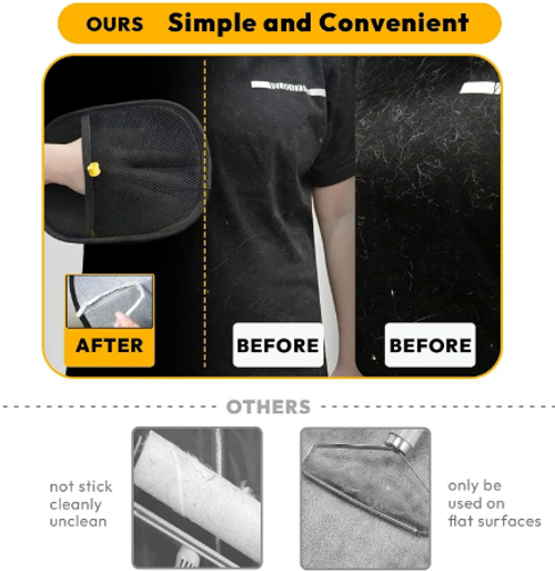 🐾🧤 Pet Haarverwijderaar Elektrostatische Handschoenen – Dubbelzijdig Efficiënt, Zacht Siliconen & Wasbaar Herbruikbaar (Veelzijdig Huis+Auto)!