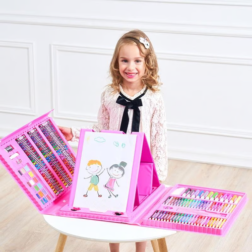 Deluxe 6-In-1 Art Creativity Set (🎄🎁The Best Present For Kids)